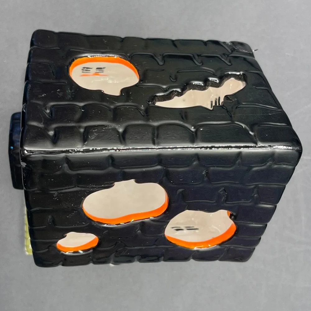 Bath & Body Works Halloween Haunted House Ceramic Tealight Luminary 6.5